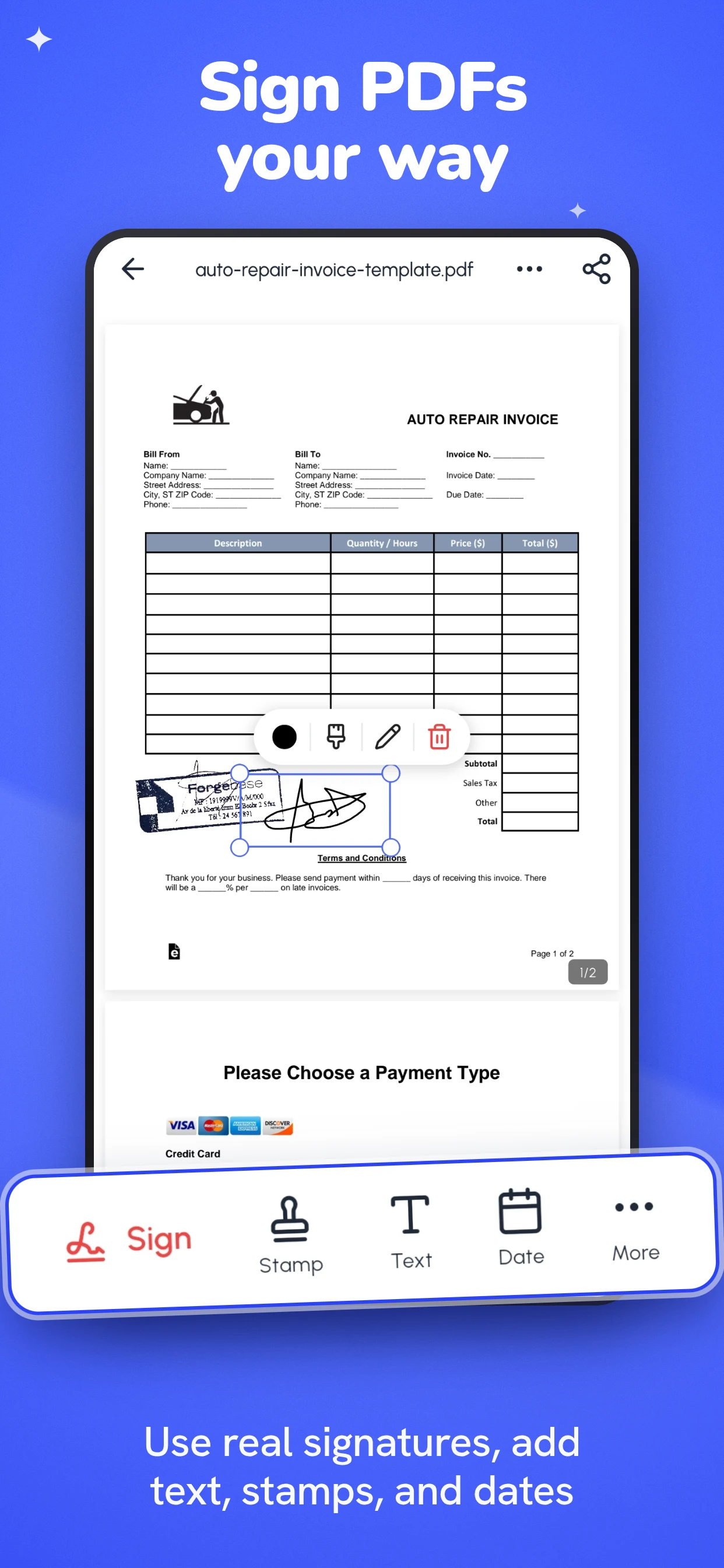 SparkPDF: Scan, Sign & Fill screenshot