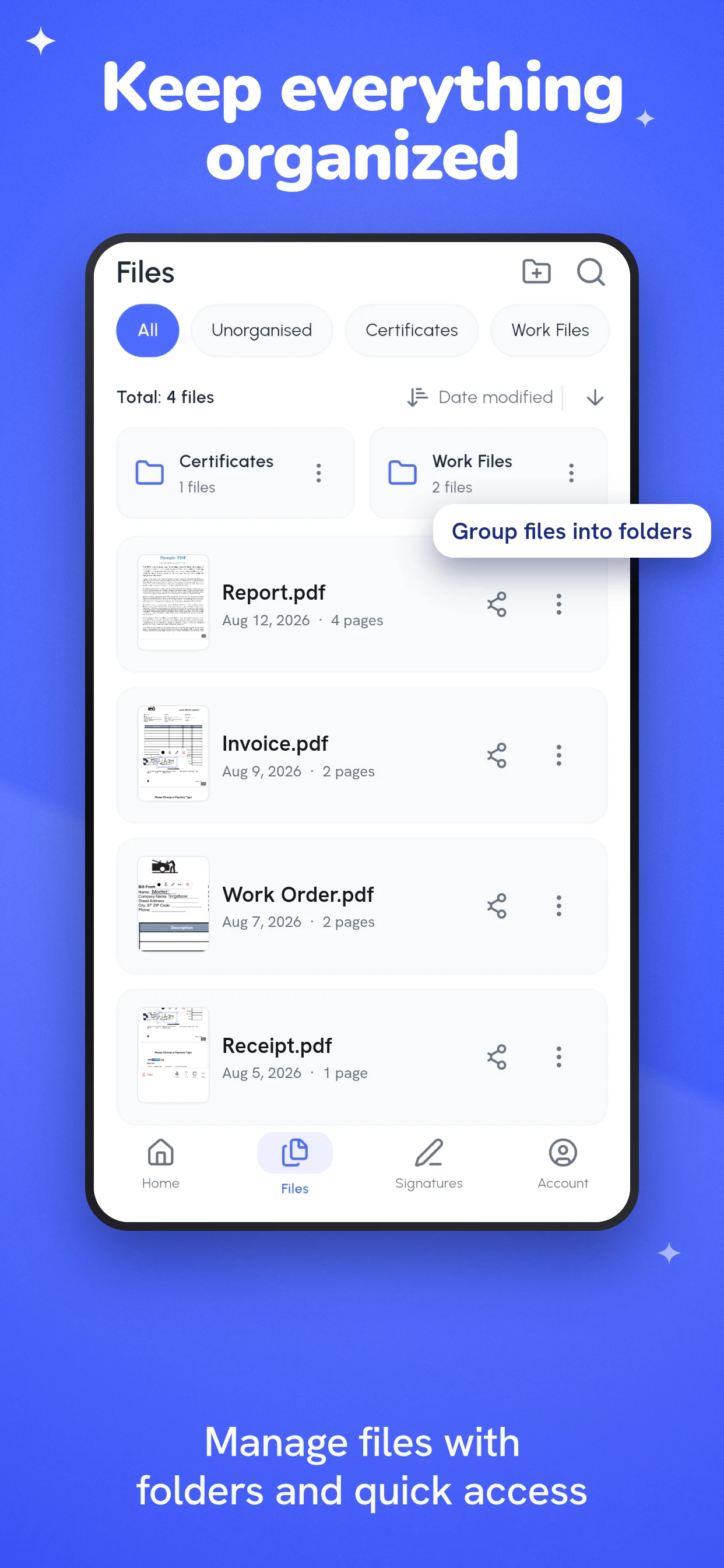 SparkPDF: Scan, Sign & Fill screenshot
